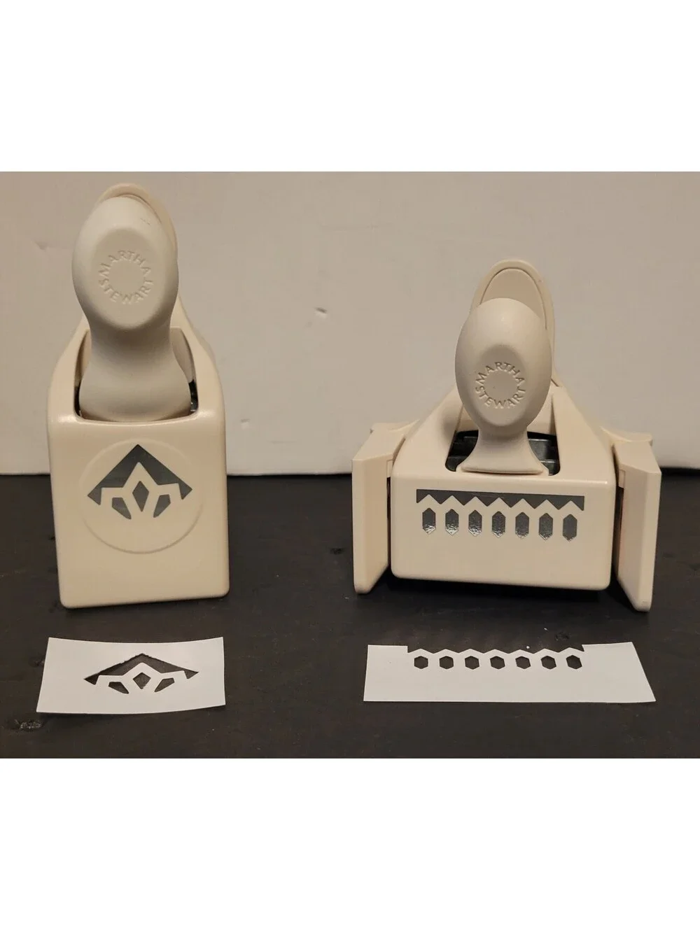 Martha Stewart Crafts Cathedral Lace Border & Corner Paper Punch Tools- Lot of 2